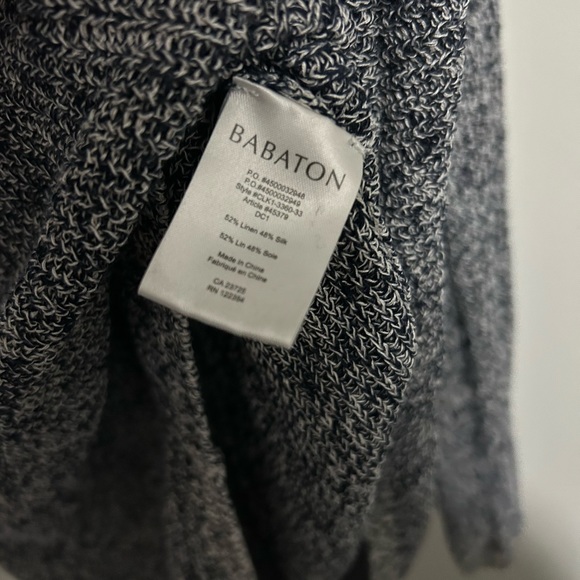 Aritzia Babaton Linen and Silk V Neck Sweater - Picture 3 of 4